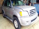 2002 TOYOTA SEQUOIA, SILVER, SR5 MODEL, AT ,2WD,   Z26308